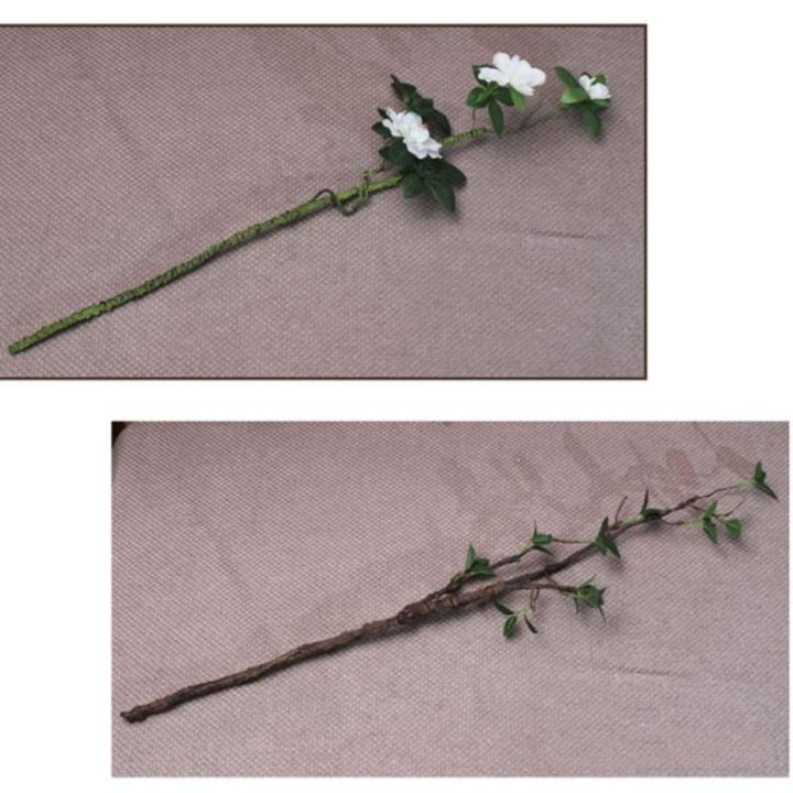 Kunstblumen Gefälschte Blumen, Rhododendron-Zweig, Seide, künstliche Blumen und Äste, Teestube, Couchtisch, Zen-Dekoration für jeden Anlass