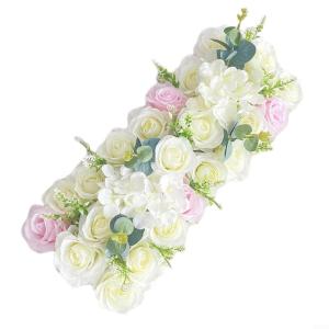 Perfekt für den Innen- und Außenbereich, künstliche Blumen-Wandpaneele zur Dekoration (12#)