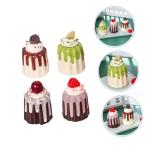 Fake Kuchen künstliche Kuchen 2 Stücke Simulation Kuchen Gefälschte Dessert Desktop Kuchen Dekoration Kuchen Dessert Modell Künstliche Kuchen Realistisches Essen
