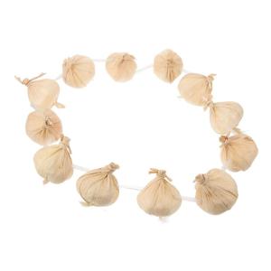 Simulierter Knoblauch Mit Einer Schnur Zur Abwehr Böser Geister Italienisches Knoblauchdekor Künstlicher Knoblauchstrang Naturgetreuer Weißer Knoblauchständer Künstliches
