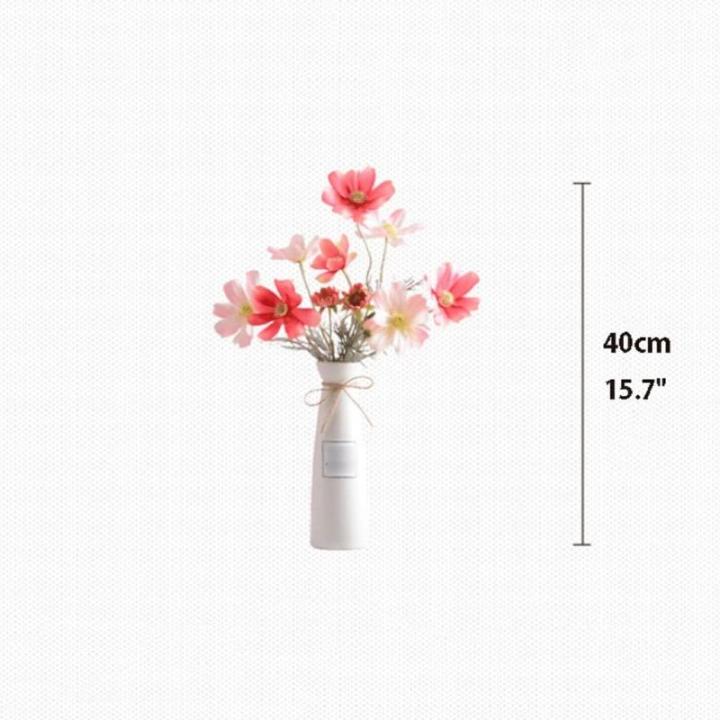 Kunstblumen Künstliche künstliche Pflanzen, künstliche Blumenarrangements für den Innenbereich in Töpfen, gefälschte Bonsai-Pflanzen für den Hausgarten im Innen- und Außenb