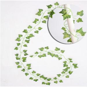 Kunstklimop, hangende slinger, klimop, kunstslinger, 2 stuks , voor esthetische decoratie, balkondecoratie