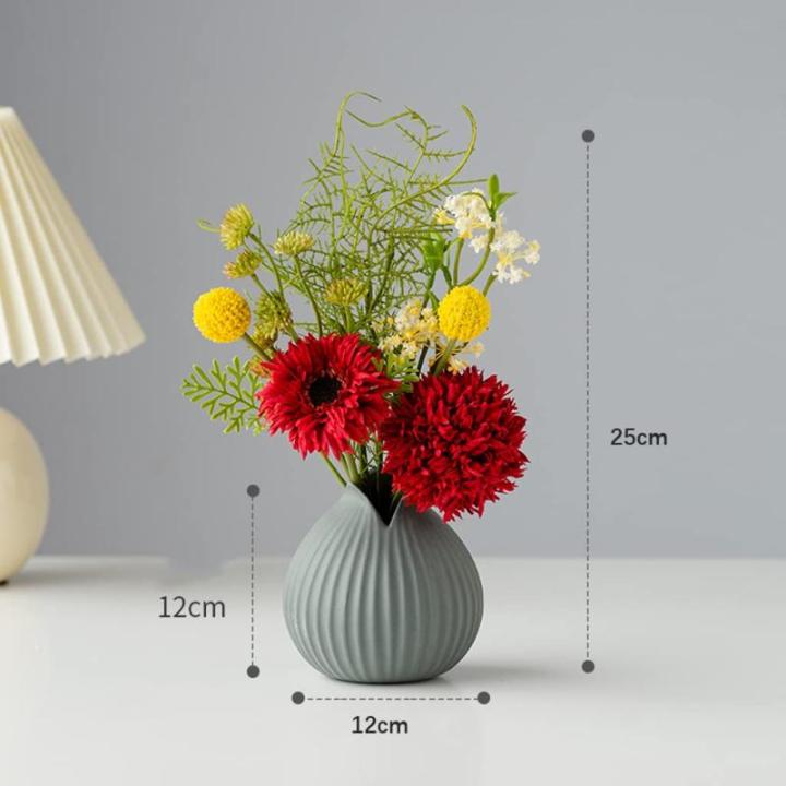 Kunstblumen Künstliche Blumen mit Topf, Kunstpflanzen, künstliche Blumen, künstliche Blumen im Topf – Blumenarrangements für die Hochzeit zu Hause für jeden Anlass