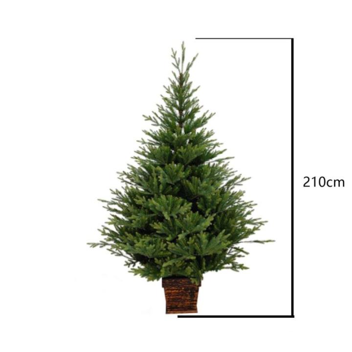 Christmas Tree Tannenbaum KüNstlich Weihnachtsbaum Im Topf, Weihnachtsbaum-Außendekoration, Geeignet for Haustür Und Veranda ChristbäUme Sztuczna