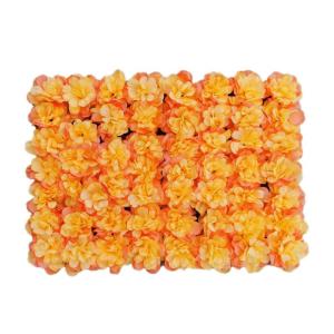 1 stuk 40 cm x 60 cm bloemenwandpaneel, , wandpaneel, bloemen, achtergrond, voor bruiloft, verjaardag, feest, woondecoratie, wanddecoratie, oranje E