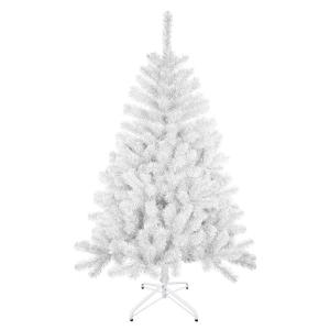 Kunstkerstboom met standaard, spar 120 cm - 210 cm (Wit, 180cm 477Tips)