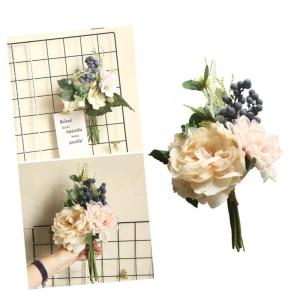 3st Blumendekor Gefälschte Tuch Lichthausdekorationen Für Zu Hause Künstliche Gardenienblüte Künstliche Orchideenblüten Künstliche Blumen Heimdekoration Blumenstrauß