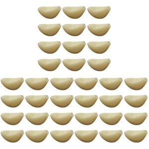 3 Sätze Simulierter Knoblauch Küchendekoartikel Simulierte Knoblauchzehen Nachgemachte Knoblauchflocken-Requisiten Simulation Gemüsedekor Gemüse-Foto-Requisite PVC 12 Stück * 