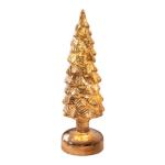 Beleuchteter Tisch-Weihnachtsbaum, Weihnachtsschmuck, Nachtlicht, Nachtlampe für Kaminsims, Schlafzimmer, Fenster, Regal, Wohnzimmer, S Gold
