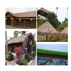 Plastic simulatie stro dak decoratie tuin decoratief houten huis kunststro paviljoen PVC nep stro plastic simulatie stro kunststro (kleur: kleur 9, maat: 0,5 x 10 m)