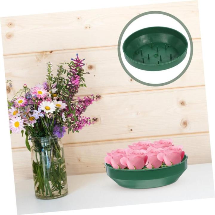 12 Stück Kunststoff-designschale, Kunststoff-blumenarrangement-Basis Für Tafelaufsatz, Dekoration Für Frische Und Künstliche Blumen, Hochzeiten Und Veranstaltungen