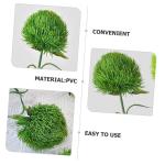 2St künstliche Pflanzenballverzierung Kunstpflanze Büro künstliche Pflanzen künstliche Pflanzenkugel zimmerpflanzen Pflanzen dekor künstliche Pflanzen drinnen Weich-PVC Green