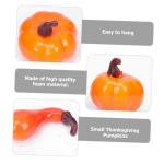 400 STK Kürbis-Ornamente Simulation Kürbis Requisiten Herbstliche Kürbisdekoration Kürbis Ernten Künstliche Kürbisse Herbstdeko Künstliche Mini-kürbisse Gemüse Schaum Kami