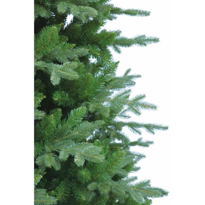 23005 270 cm kunstkerstboom PE/PVC (Ø ca. 170 cm) met 2934 punten, snel op te bouwen klapscherm, natuurgetrouwe spuitgietelementen, dennenboom incl. metalen kerstboomstandaard
