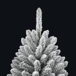 Tannenbaum Kunstbaum mit PVC-Spitzen, Weihnachtsdeko Dekobaum für Innen Außen Künstlicher Weihnachtsbaum Klappbar Beschneit 120 cm