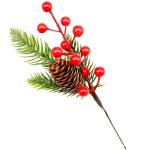 Künstliche Balkonpflanzen Blumenkasten Dekoration, 8 Stück, künstlicher Zweig, Bastelkranz, Pick Künstliches Obst (D, One Size)