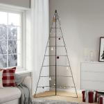 Metall Weihnachtsbaum Christbaum Groß Dekorationen Tannenbaum Metall Weihnachtsbaum Tanne Platzsparend DIY Dekoration-210 cm-Typ 3