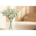 Kunstmatige sluierkruid, 12 witte boeketten kunstgypsophila boeketten bloemenarrangement decoratie