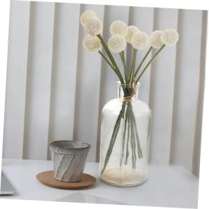 1stk Simulierte Kugelchrysantheme Chrysanthemenstiel Gefälschte Chrysanthemenblüte Bulk-vasen Künstlicher Hortensienstrauß Hochzeitsblumensträuße Heimdekoration Plastik Weiß