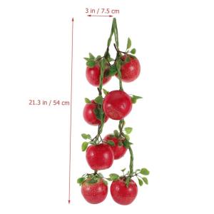 3 Sätze Simulation Obst Hängende Schnur Heimdekoration Fruchtformverzierung Dekorative Früchte Dekorative Obstgirlande Früchte Hängende Verzierung Hintergrundverzierung 2 Stü