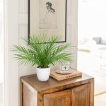 Kunstplant in pot, kunstplant Boston-varen, decoratie, moderne , kunststof planten, decoratie voor woonkamer, balkon, slaapkamer, badkamer, kamer, tafeldecoratie