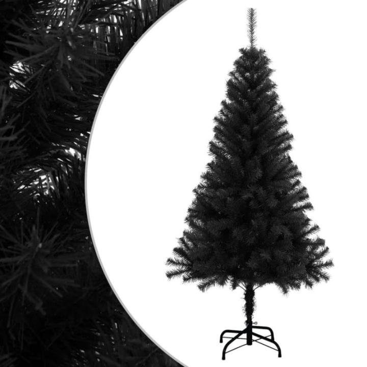 Christbaum künstlich,USB Weihnachtsbaum,Tannenbaum,Künstlicher Weihnachtsbaum mit Ständer Schwarz 150 cm PVCchristmas Tree,Weihnachtsbaum mit Beleuchtung,