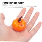 50 Stück Kürbis-Ornamente Weihnachtsdeko Herbstdeko Schaum Kamin Schüttgut