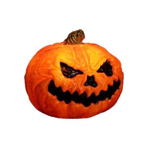 Halloween-Kürbislampe, künstlicher Kürbis, gefälschte Erntekürbisse, beleuchtete Kürbislampe für Halloween, Veranda, Party, Haustür, Kamindekoration, 17 x 17,8 cm (1#)