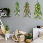 6 stuks , klimop, kunsthangplanten, voor woonkamer, tuin, poort, balkon, bruiloft, woondecoratie, 80 cm