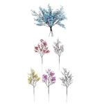 Künstliches Blumenarrangement,Künstlicher Blumens Baby Breath Seide mit langen hohen Stiel Europäische Kunst Dekor gefälschte Blumen natürliche Gypsophila Zweige(Blue)