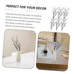 6St Faux Geweih Zubehör künstliche Geweihe Äste Baum künstliche Geweihzweige kunstpflanze kunstplflanze swor DIY-Zweige für Blumenarrangements Vase-Zweig-Dekorationen Plastik 
