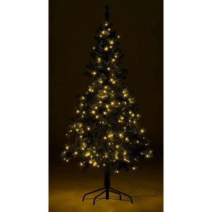 Kerstdecoratie: kerstboom met vloerstandaard, 180 cm, 364 takken, 240 leds (kunstkerst led, dennenboom)