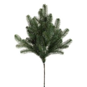 Kunstmatige dennentak/kersttak Karpaten spuitgegoten groot, kleur: donkergroen