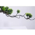 Künstlicher Bonsai-Baum Chinesischen Stil Simulation Begrüßen Kiefer Künstliche Bonsai Keramik Vase Set Wohnzimmer Zimmer Zen Dekoration Gefälschte Kiefer Bäume Künstliche B