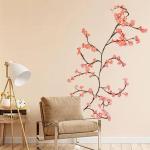 Beleuchteter rosa Baum, rosa Baumlampe,LED-Tisch-Kunstblumen-Bonsai | Blumenlichter mit Fernbedienung, Dimm- und Timerfunktion für Schreibtisch, Fensterbank,