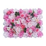 1 stuk 40 cm x 60 cm bloemenwandpaneel, , wandpaneel, bloemen, achtergrond, voor bruiloft, verjaardag, feest, woondecoratie, wanddecoratie, roze A