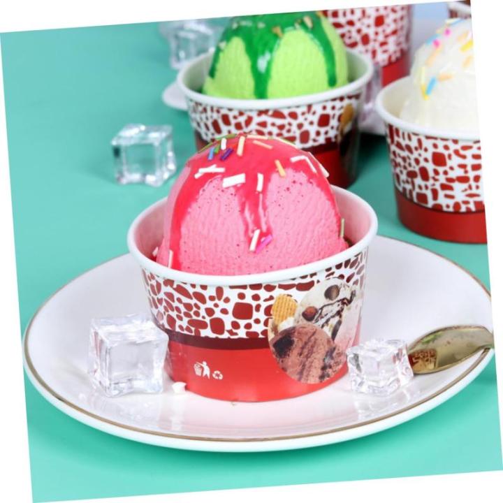 18 Stück Eiscreme Modell Eiscreme Kugeln Schaufenster Requisite Gefälschte Eiscreme Kugeln Modell Realistische Eiscreme Kugeln Kunststoff Eiscreme Kugeln EIS Display