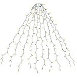 3m kerstboomverlichting met ring, kerstboom werp lichte ketting met 10 slingers 350 LED-lichtketting Waterdicht voor 120cm - 350cm boom, dennenboom, groene riem, struiken - warm wi