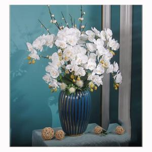 Kunstblumen Künstliche Blumen, Ochiden, Pflanzen, künstliche Orchidee im Topf, Pflanzen, Bonsai, schöne Dekoration für Hochzeit, Büro, Zuhause für jeden Anlass