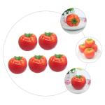 1 Satz Nachahmung Tomate Künstliche Tomaten Dekorative Tomaten Realistisches Gemüsemodell Künstliches Gemüsemodell Gefälschtes Tomatenmodell Künstliche Früchte Schaum Rot 5s