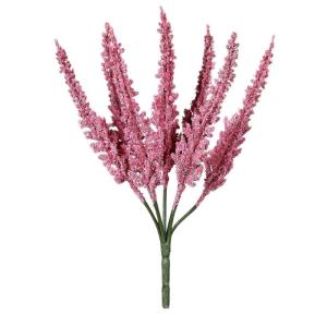 Kunstblume, Erika, Calluna, Erikabusch, Heidekraut, künstlich, wie echt, ca. 21 cm rosee, pink, ROSA