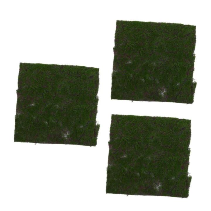 3St Simulierter Moosrasen Graswand Bonsai Dekoration Rasenersatz Grasmatte Wanddekoration rasenmatte Kunstrasenfliesen Terrassenfliesen künstliche grüne Wand Kunstrasenwand Tufte