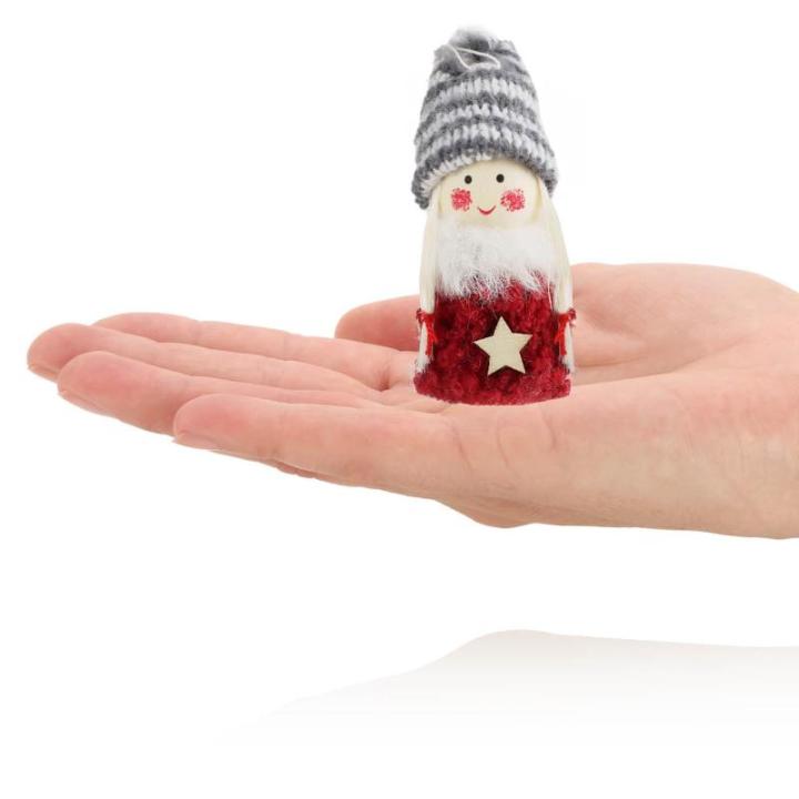 12x premium kerstboom engelen - kerstboomversieringen - sprookjesfiguur - Zweeds-Scandinavische decoratieve trollen