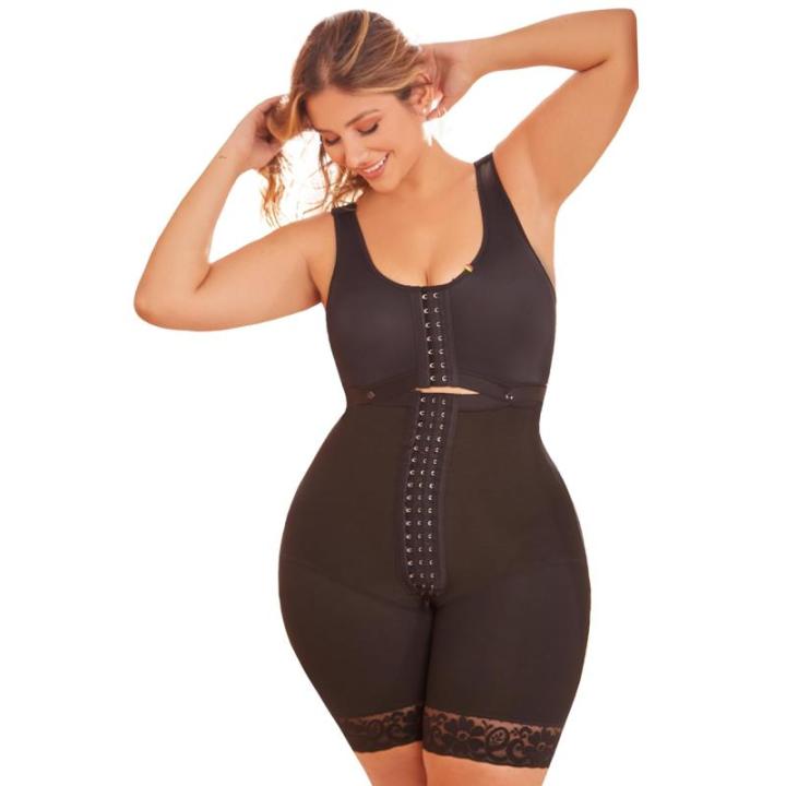 Fajas Colombianas Reductoras y Moldeadoras High Compression Clothing After Liposuction Full Bodysuit SCM0083