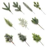 Künstliche Weihnachtsblätter, künstlicher Kiefernzweig, für Blumenarrangement, Zuhause, Weihnachten, Festival, Party, Dekoration, künstliche Blätter