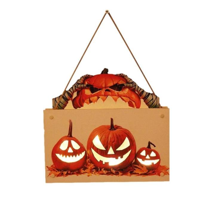 Kürbisschild Outdoor-Wandkunst | Kürbisschild Rustikale Wohndekoration | Rustikale Heimdekoration mit Seil, bedruckte Halloween-Veranda-Dekorationen (Wsgp 01a Kürbis)