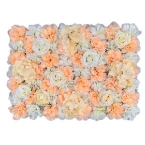1 stuk 40 cm x 60 cm bloemenwandpaneel, , wandpaneel, bloemen, achtergrond, voor bruiloft, verjaardag, feest, woondecoratie, wanddecoratie, champagne B