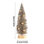 Weihnachtsbäume Für Den Tisch, Weihnachtsbaum, Miniatur Kiefern Weihnachtsbäume, NI Tannenbaum Klein, NI Grün Weihnachtsbaum Mit Schneeeffekt, Tischdekoration