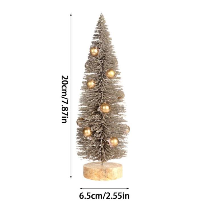 Weihnachtsbäume Für Den Tisch, Weihnachtsbaum, Miniatur Kiefern Weihnachtsbäume, NI Tannenbaum Klein, NI Grün Weihnachtsbaum Mit Schneeeffekt, Tischdekoration