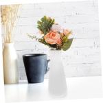 Künstlicher Pfingstrosenstrauß Künstliche Seidenblumen Nordisches Dekor Tischdekorationen Pfingstrose Seidenblumenstrauß Pfingstrose Getrocknete Blumen Rosendekor Orange Seiden